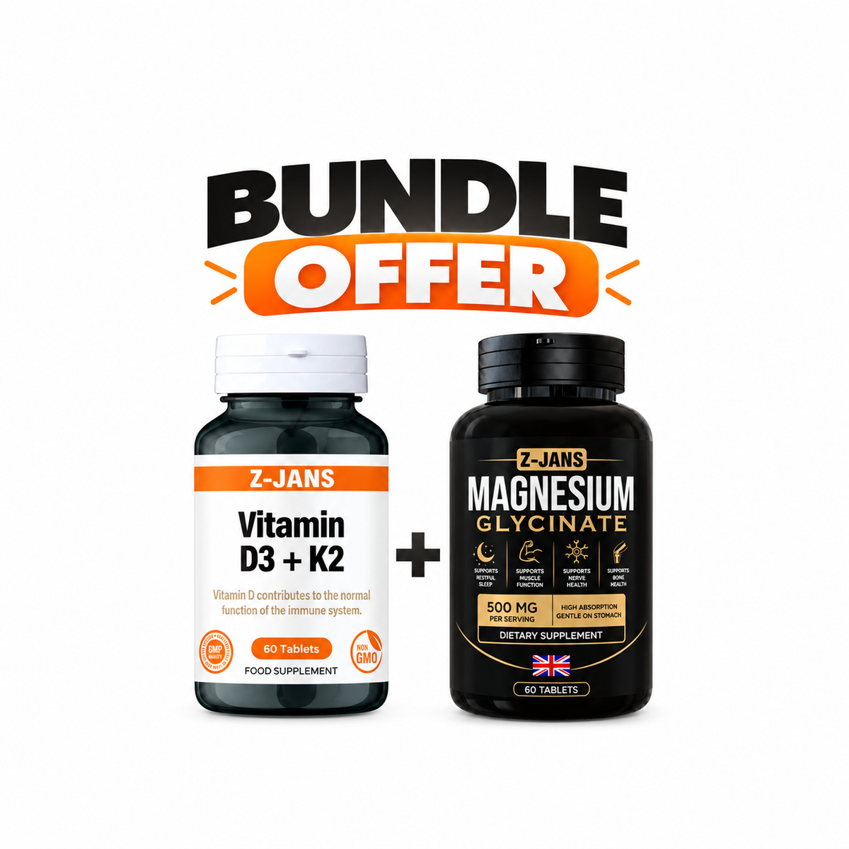 Z-JANS Vita-DK + Magnesium Glycinate (MG500)